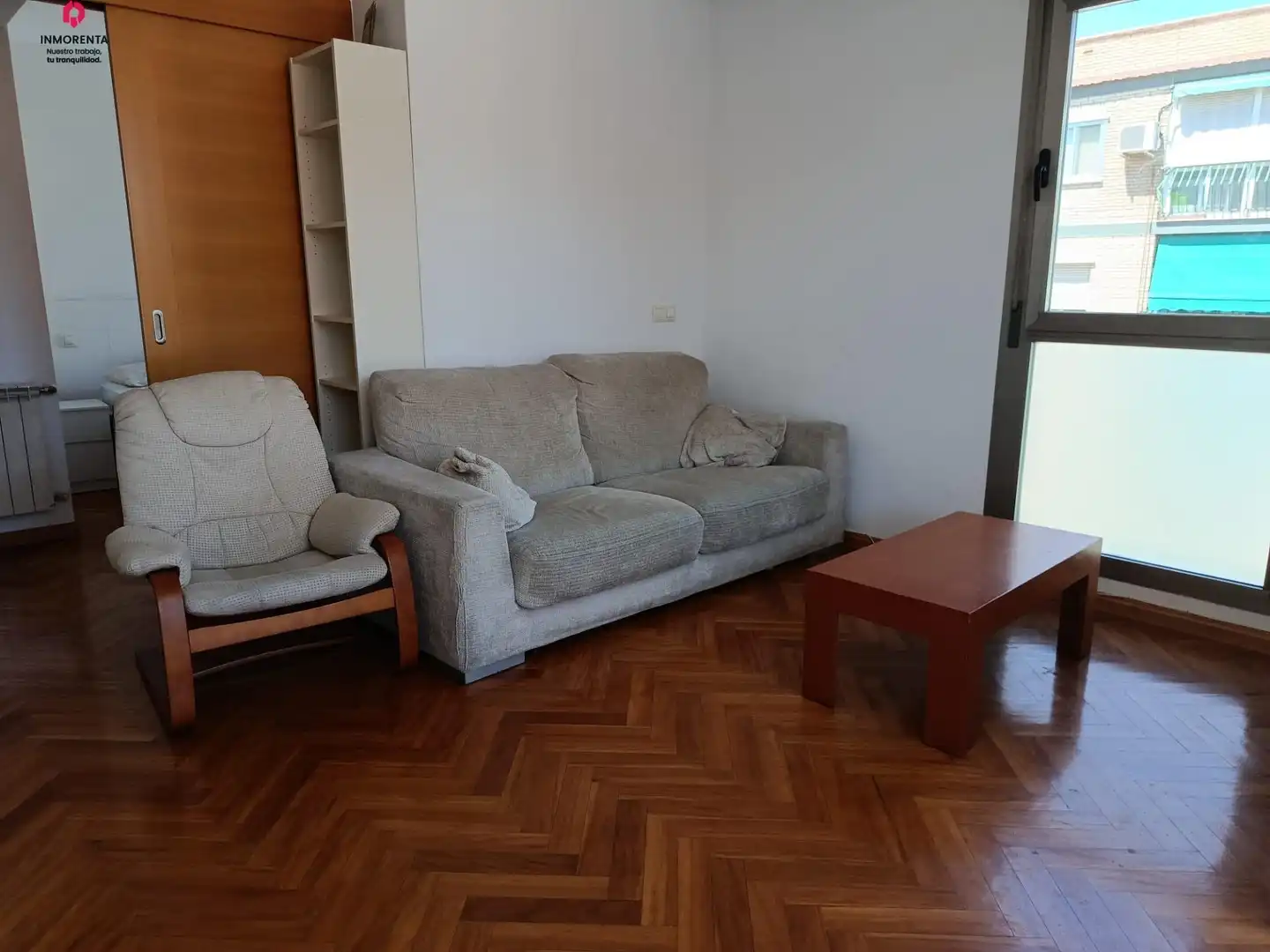 Wohnzimmer von Wohnungen zur Miete in Madrid mit Klimaanlage, Heizung und Parkett