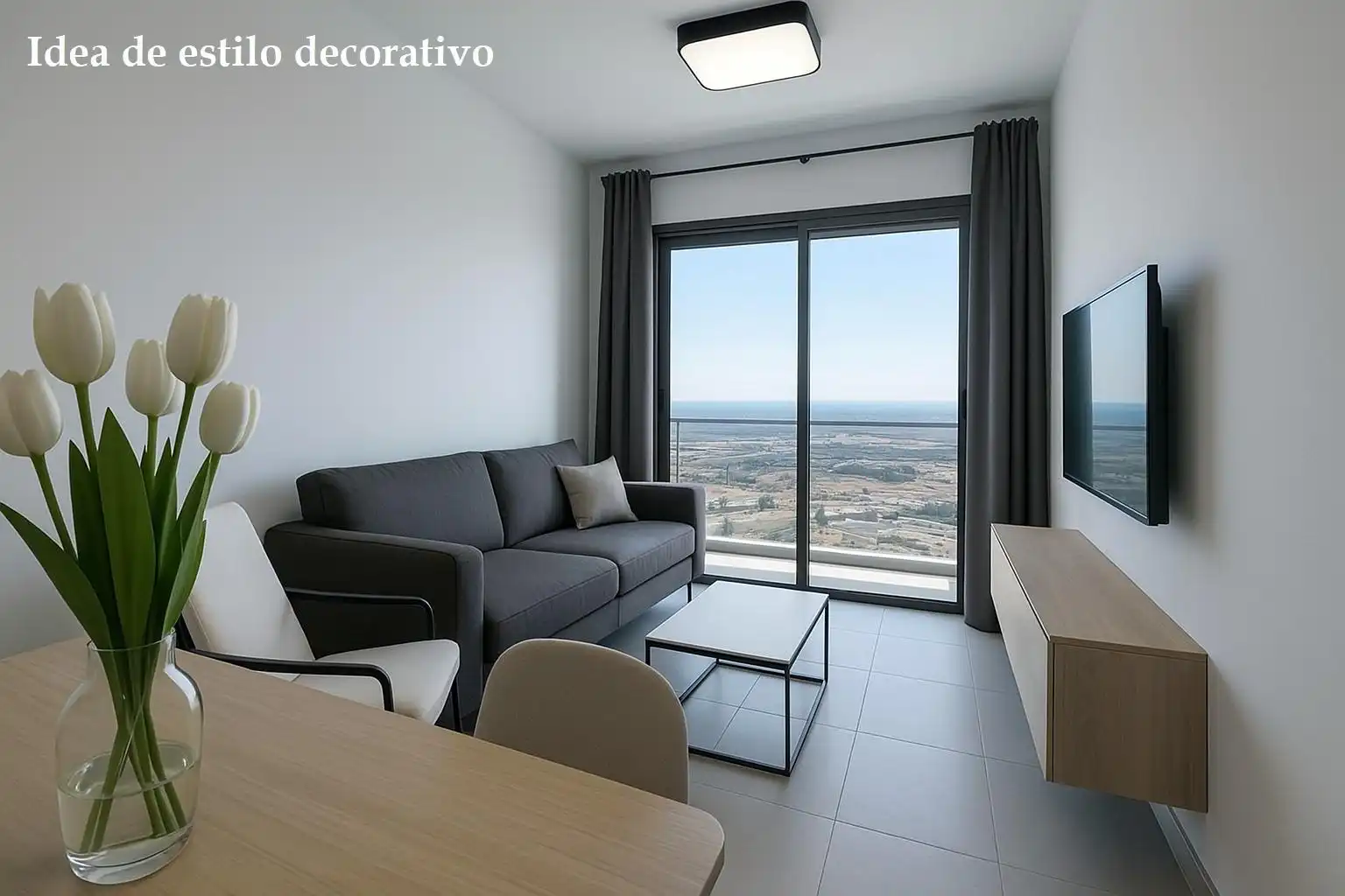 Living room of Apartments for sale in Elche / Elx  with Air Conditioner, Heating and Private garden