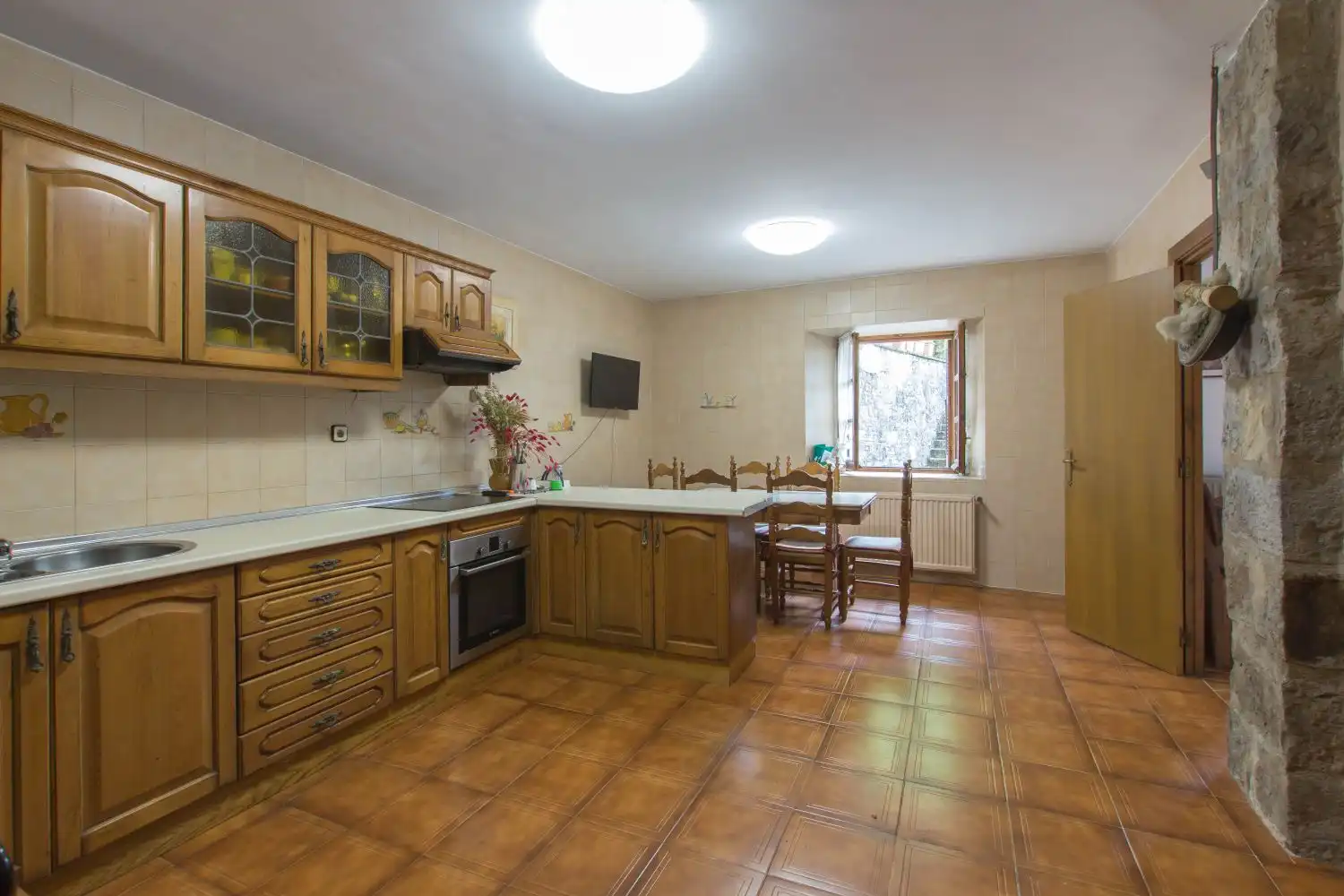 Cocina de Casa o chalet en venta en Atetz con Calefacción, Terraza y Amueblado