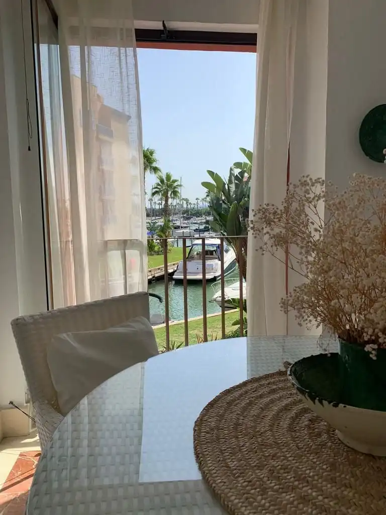 Terraza de Apartamento en venta en Sotogrande con Aire acondicionado, Calefacción y Jardín privado