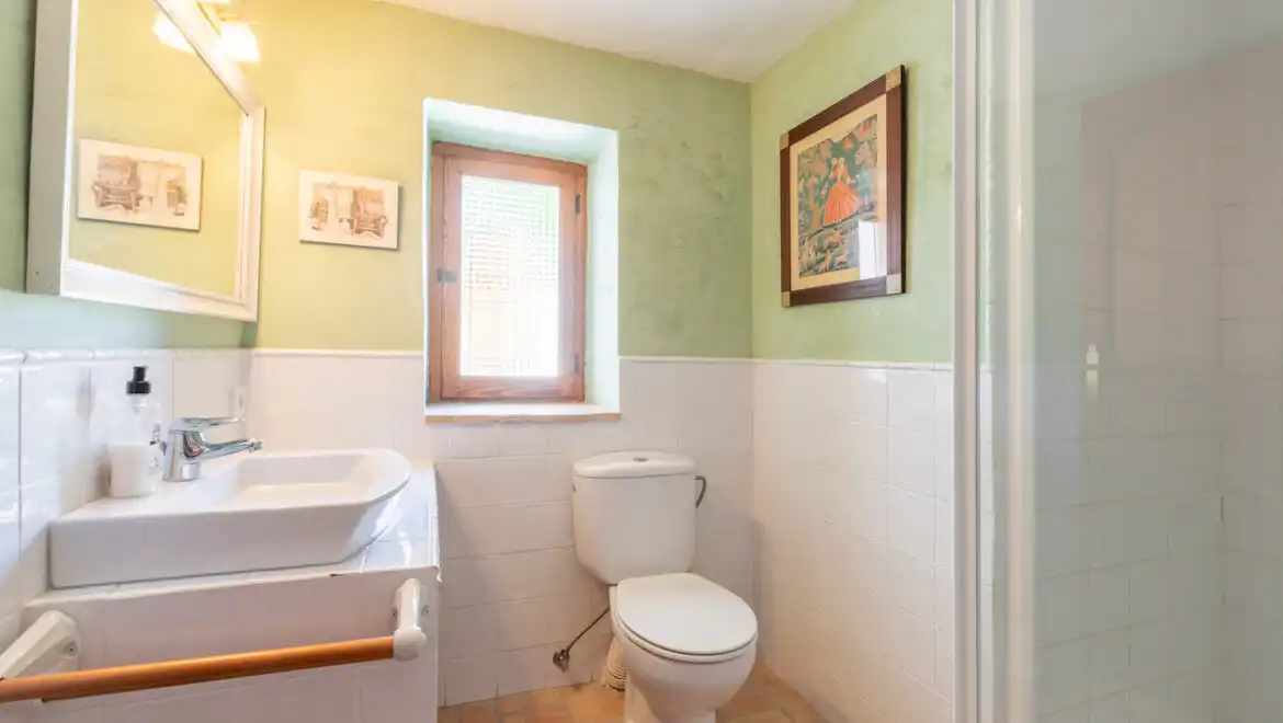 Baño de Finca rústica en venta en Teulada con Calefacción, Jardín privado y Terraza