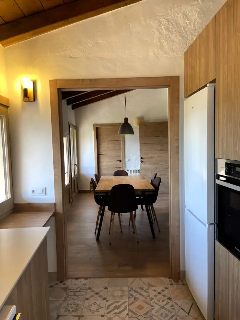 Dining room of Flat for rent in La Vall d'en Bas  with Heating and Balcony