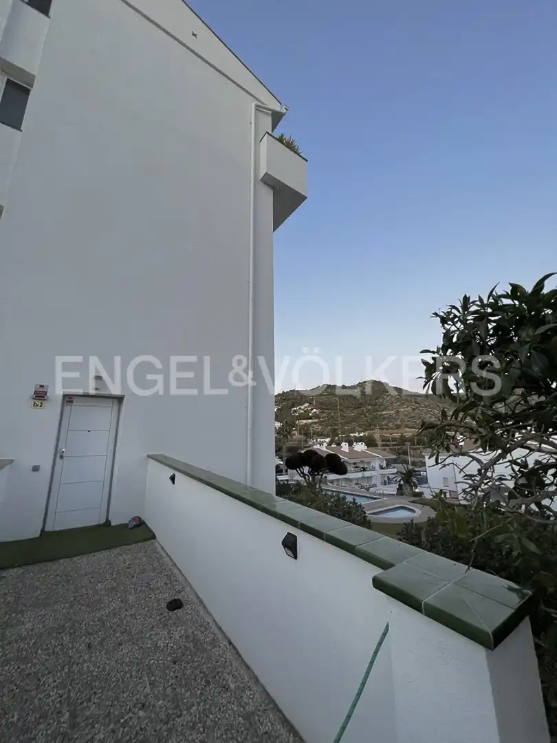 Terrace of Flat for rent in Sitges  with Air Conditioner, Heating and Parquet flooring
