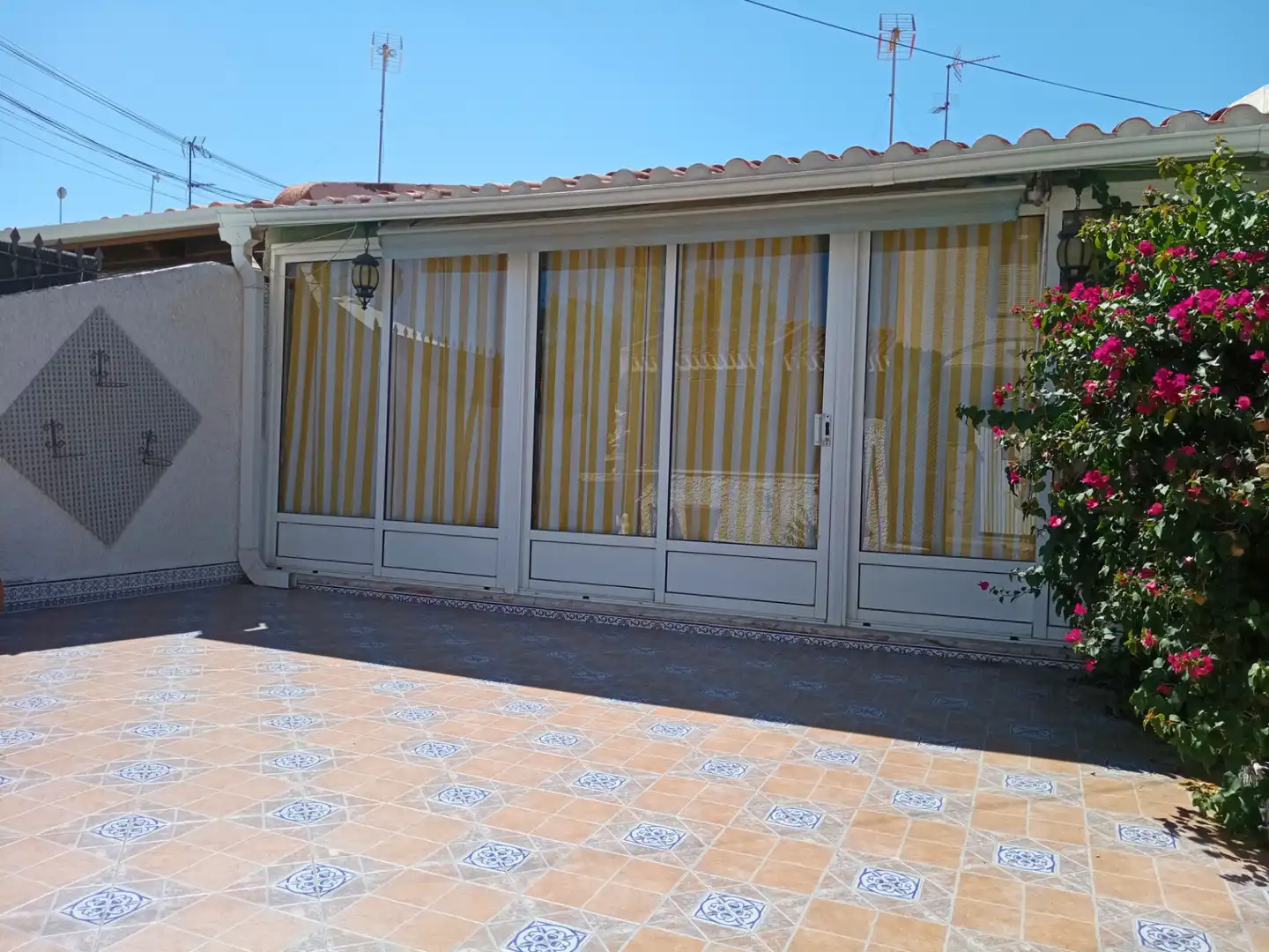Terrassa de Casa adosada en venda en San Javier amb Jardí privat, Traster i Moblat