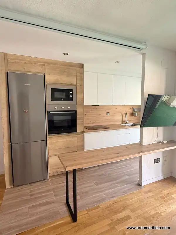 Kitchen of Flat for rent in Alboraya  with Air Conditioner, Parquet flooring and Terrace