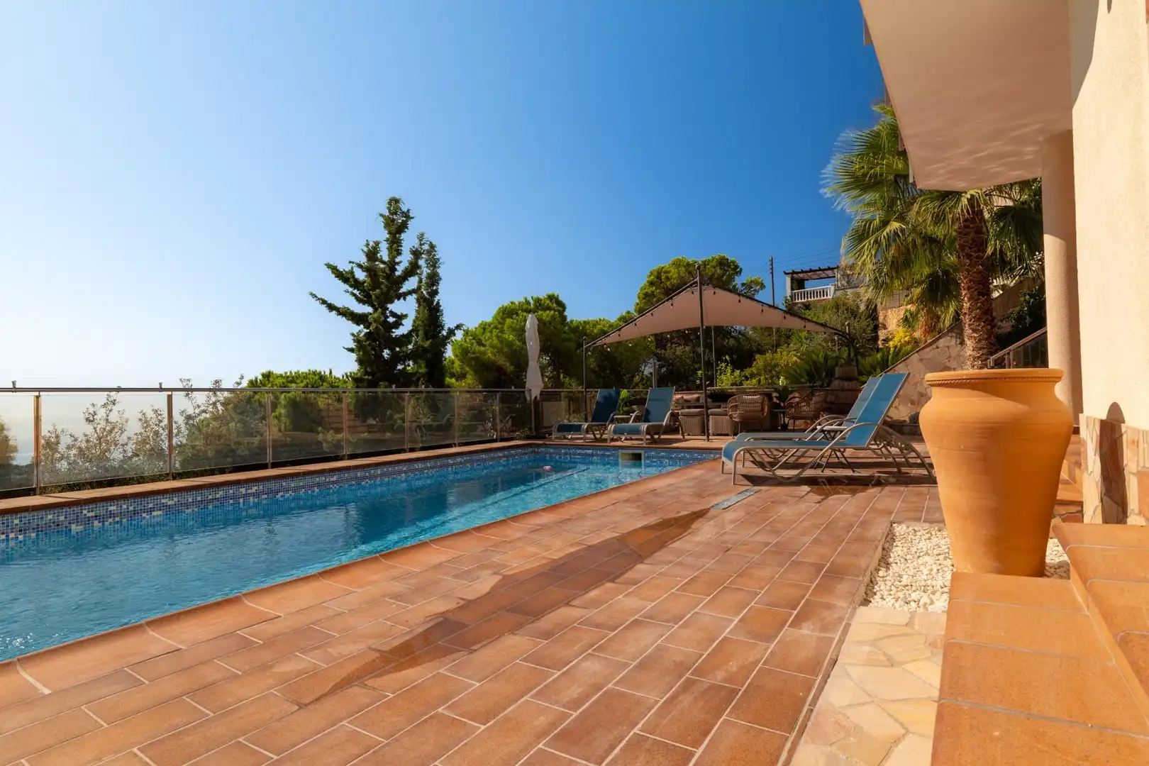 Piscina de Casa o xalet en venda en Lloret de Mar amb Aire condicionat, Calefacció i Jardí privat