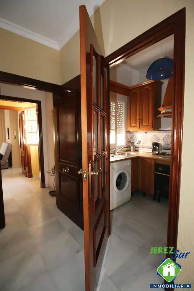 Cocina de Casa adosada en venta en Jerez de la Frontera con Aire acondicionado, Calefacción y Terraza