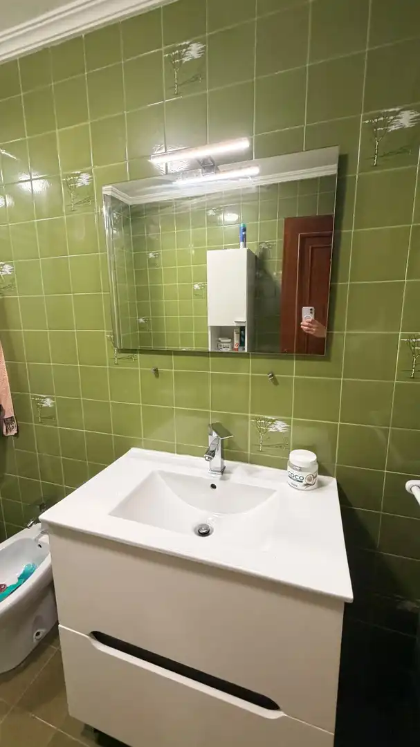 Bathroom of Flat for sale in Mugardos  with Heating, Terrace and Furnished