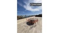 Terrace of Flat to rent in  Barcelona Capital  with Air Conditioner, Heating and Furnished