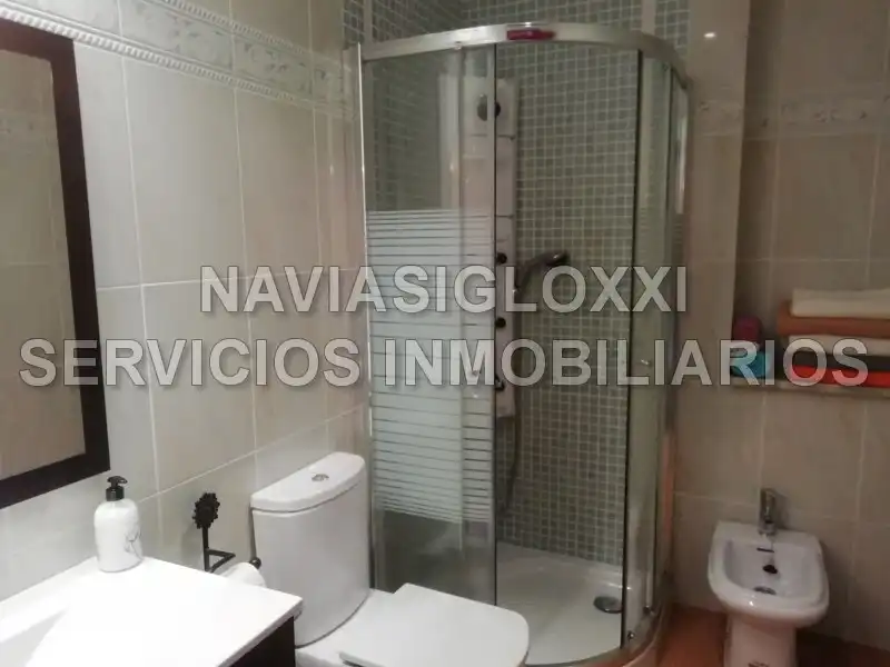 Baño de Dúplex de alquiler en Nigrán con Parquet, Terraza y Amueblado