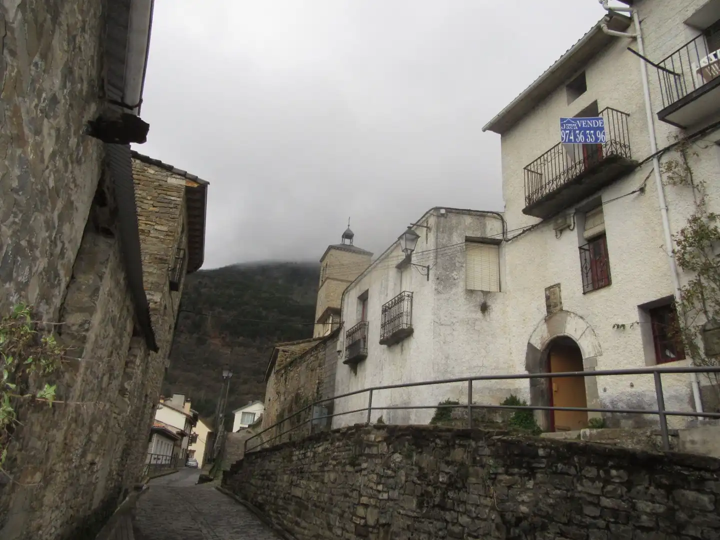 Vista exterior de Casa o xalet en venda en Biescas amb Jardí privat i Traster