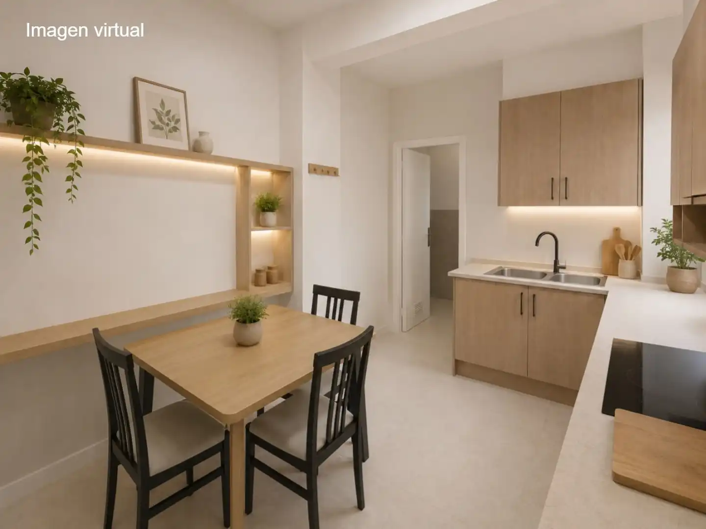 Cocina de Piso en venta en Crevillent con Balcón