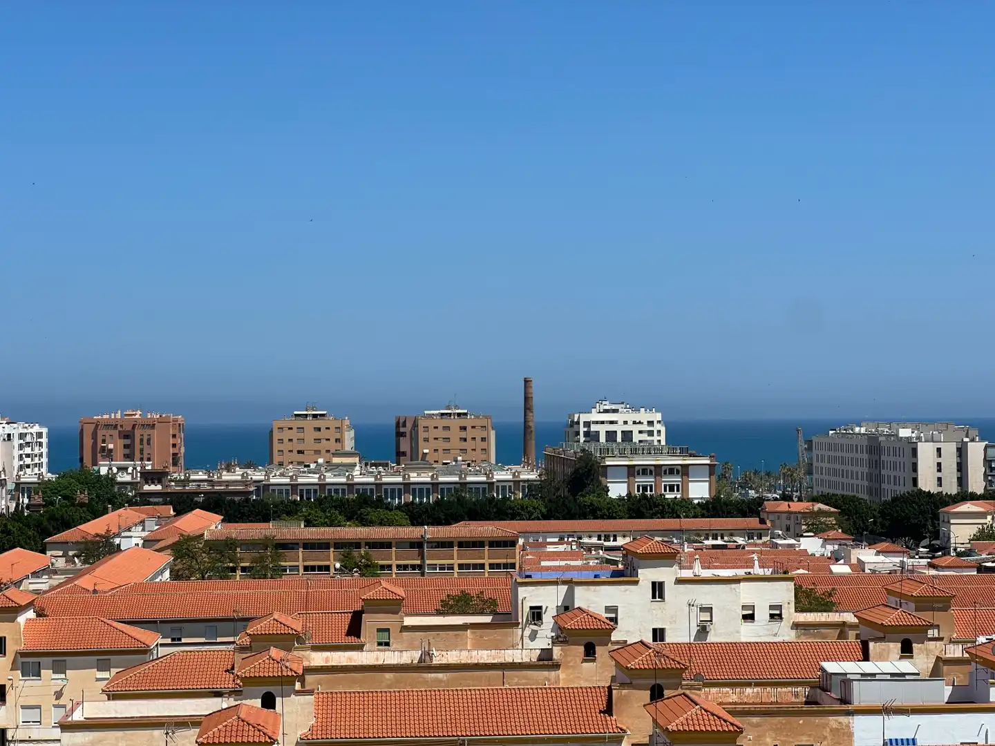 Exterior view of Flat for rent in Málaga  with Air Conditioner, Heating and Furnished