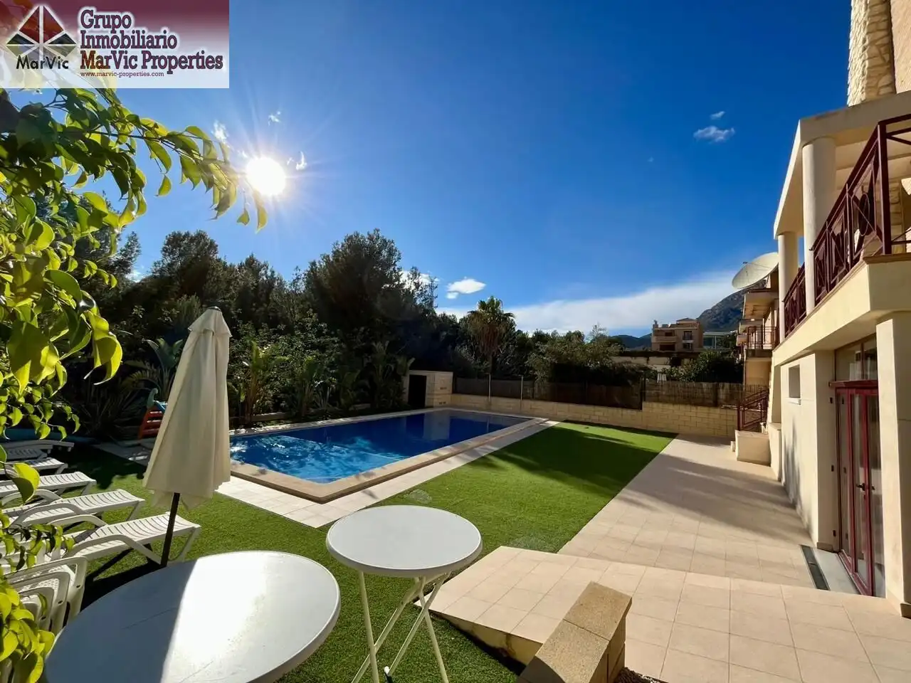 Jardín de Casa o chalet en venta en La Nucia con Aire acondicionado, Jardín privado y Terraza