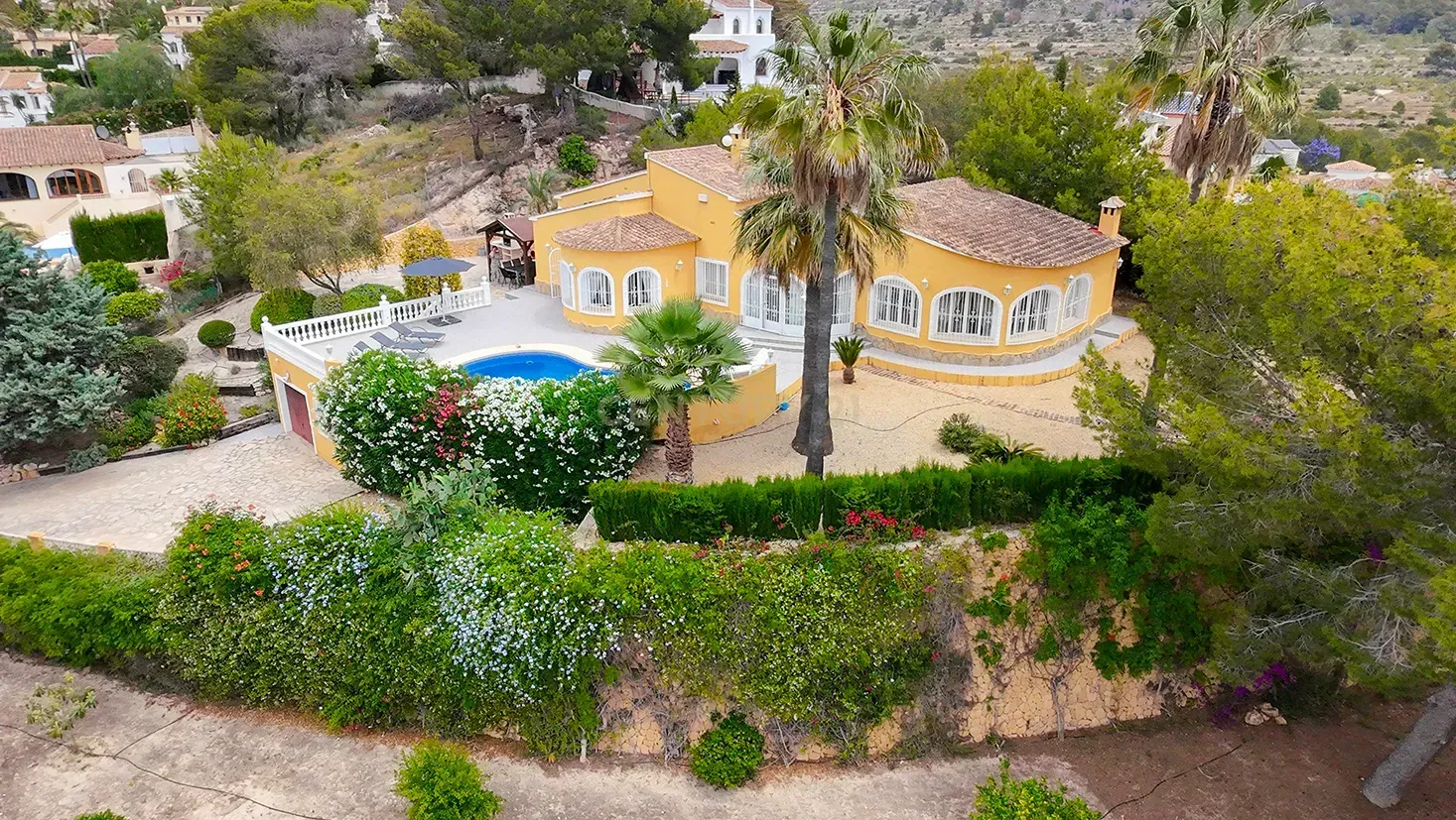 Exterior view of House or chalet for sale in Calpe / Calp  with Air Conditioner, Private garden and Swimming Pool