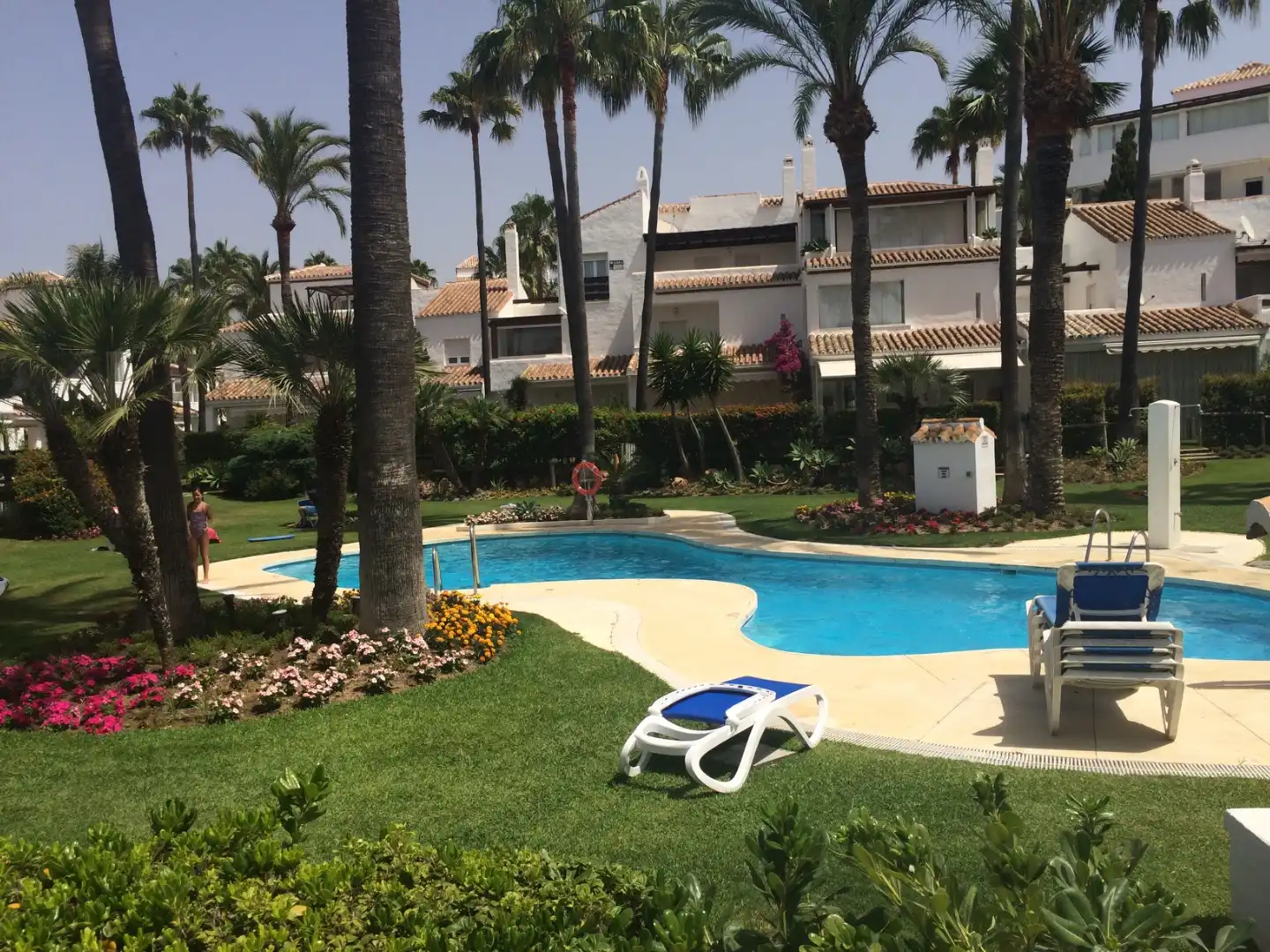 Garten von Dachboden zur Miete in Marbella mit Klimaanlage und Terrasse