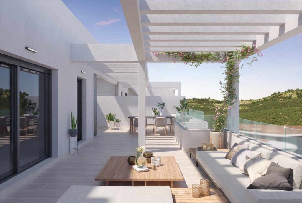 Terrace of Attic for sale in Málaga Capital  with Air Conditioner, Terrace and Swimming Pool