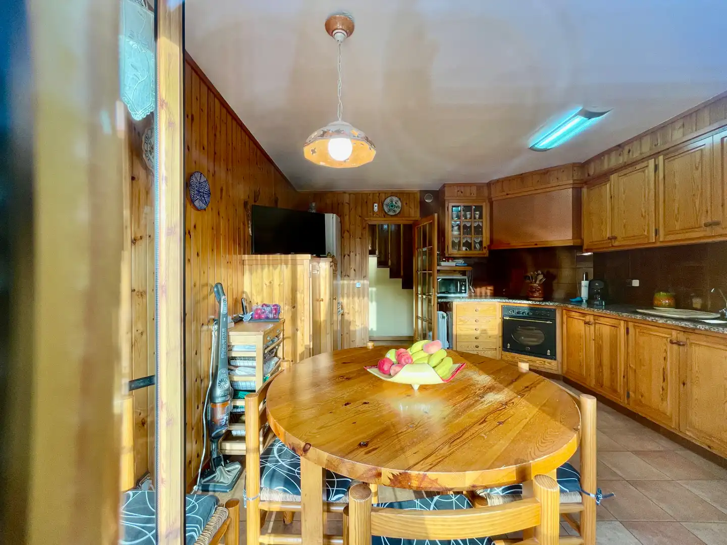 Cocina de Casa o chalet en venta en Sant Pau de Segúries con Aire acondicionado, Jardín privado y Terraza