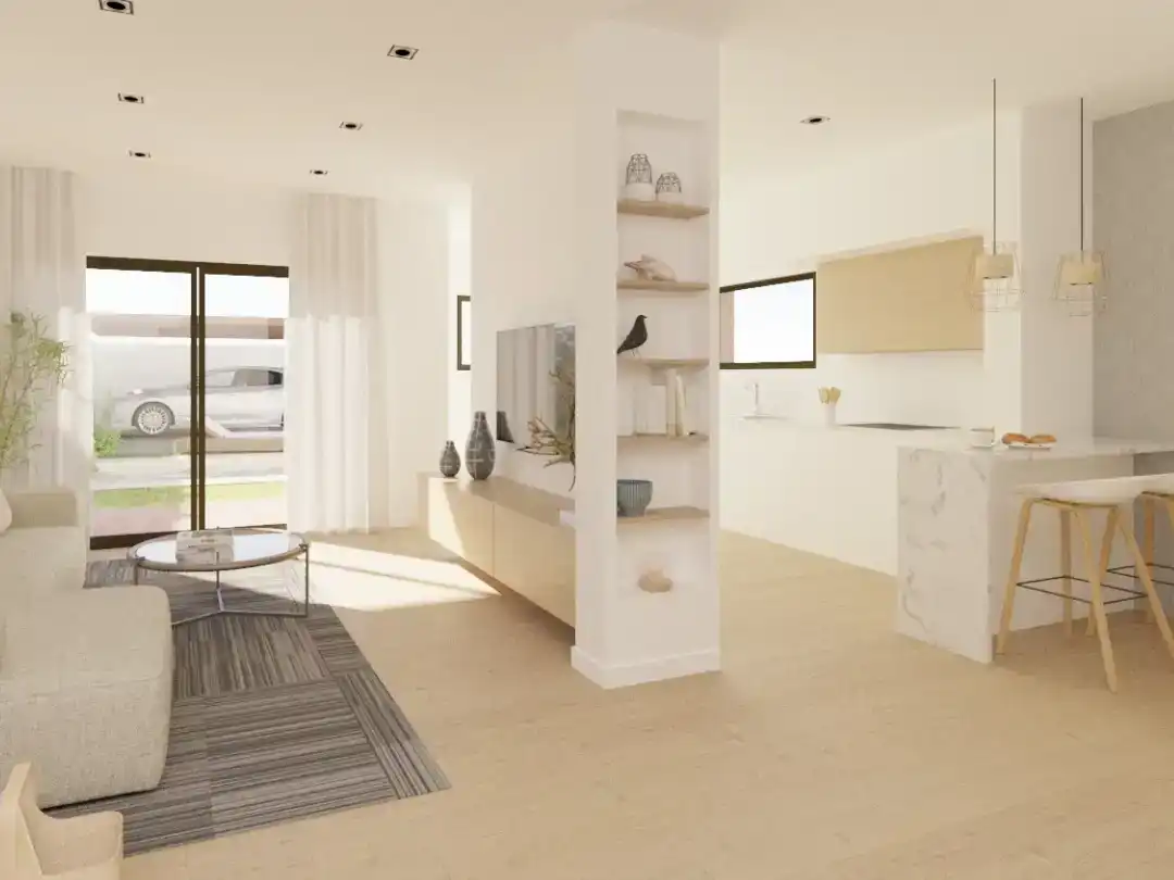 Sala d'estar de Casa o xalet en venda en Montehermoso, Cáceres