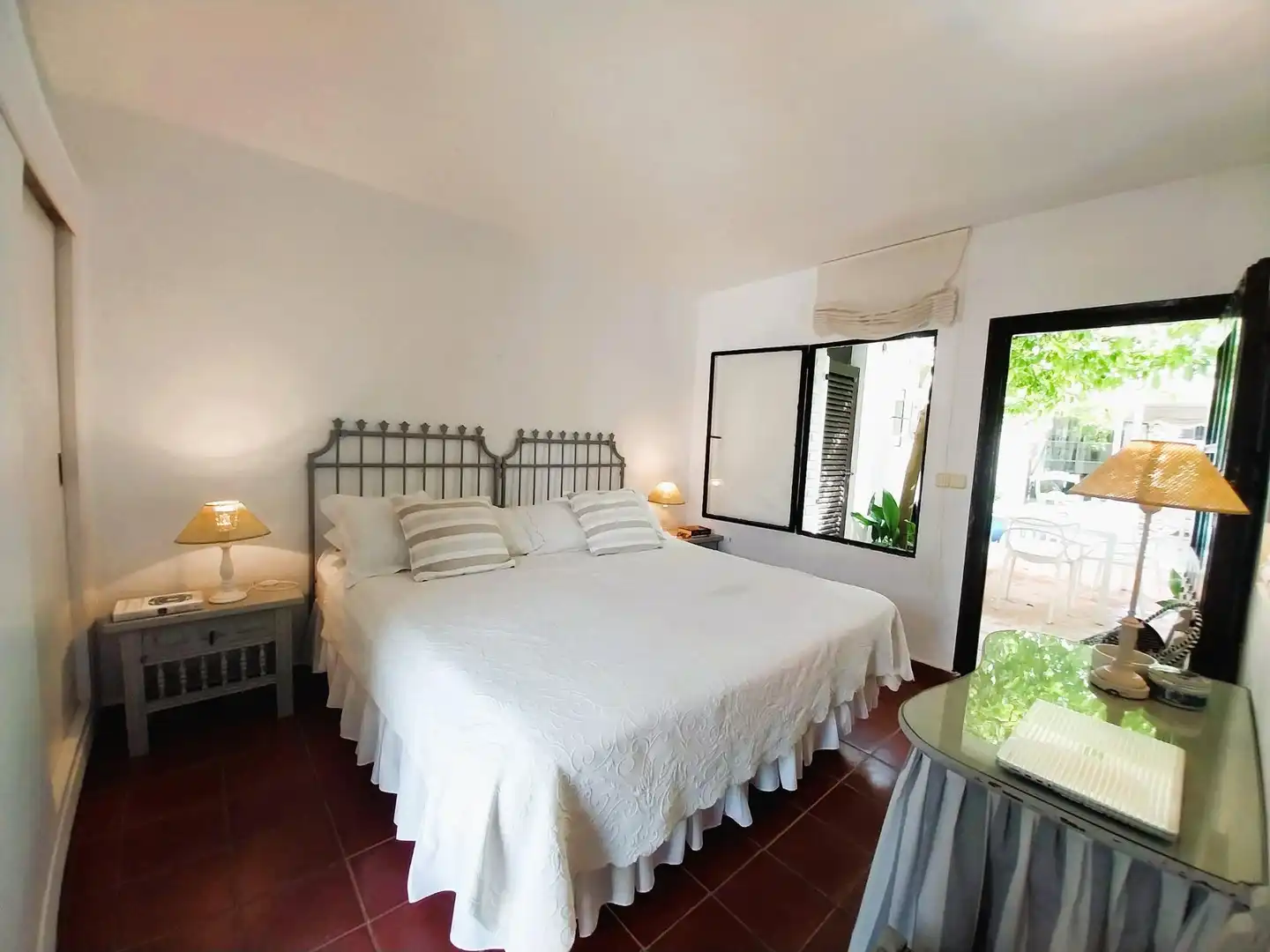 Dormitori de Casa o xalet de lloguer en Mijas amb Jardí privat, Terrassa i Moblat