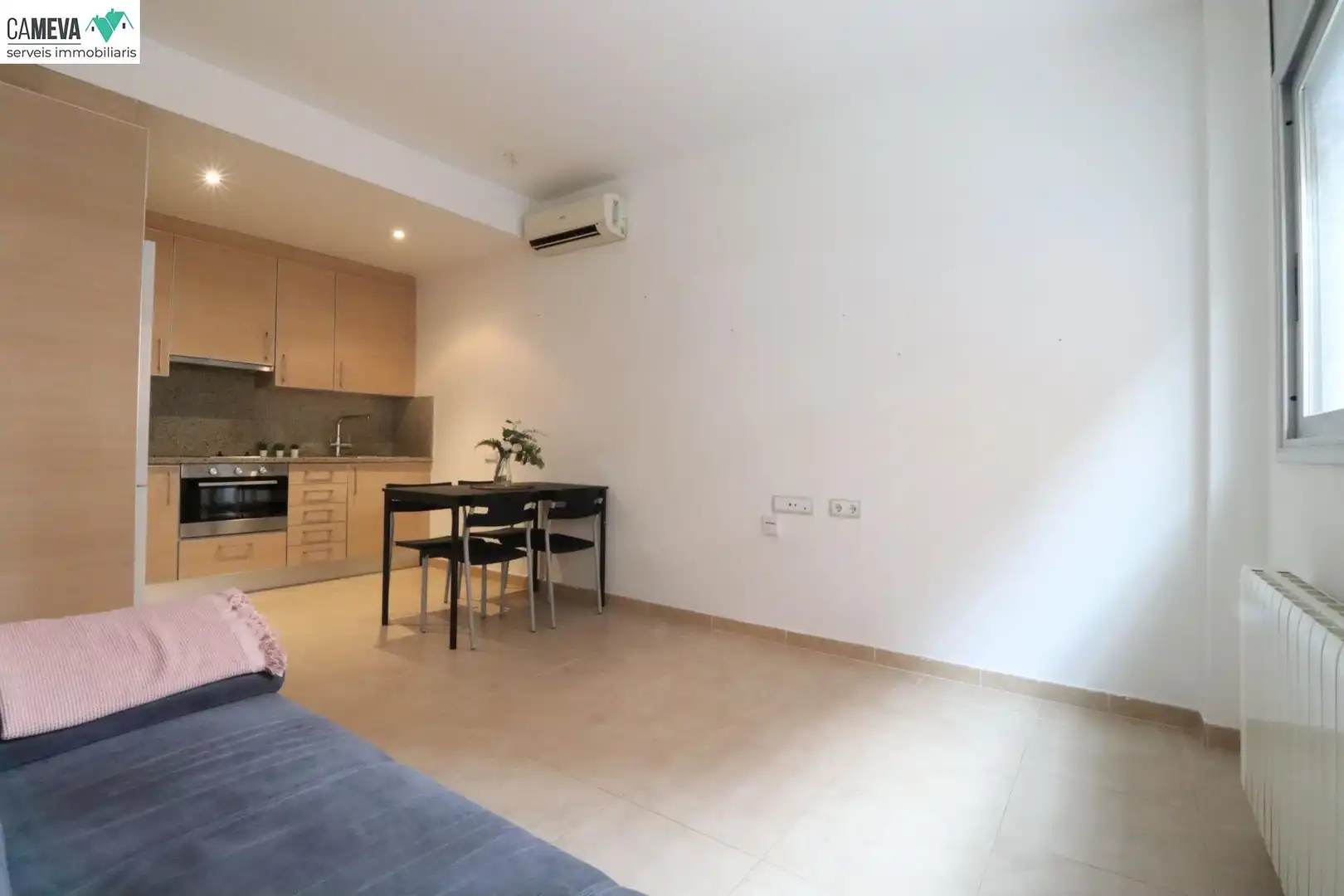 Living room of Ground floor for sale in Terrassa  with Air Conditioner, Heating and Furnished