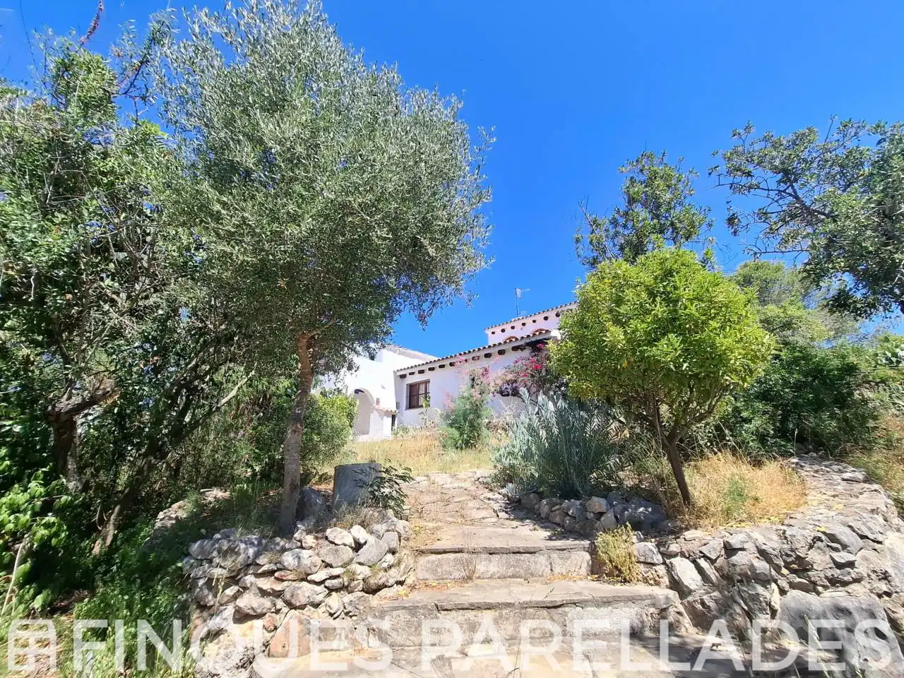 Vista exterior de Casa o chalet en venta en Sitges con Jardín privado y Terraza