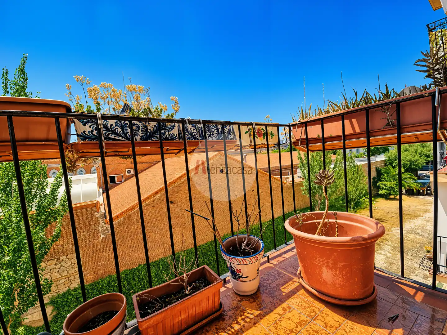 Balcony of Flat for sale in Madrid  with Air Conditioner, Heating and Terrace