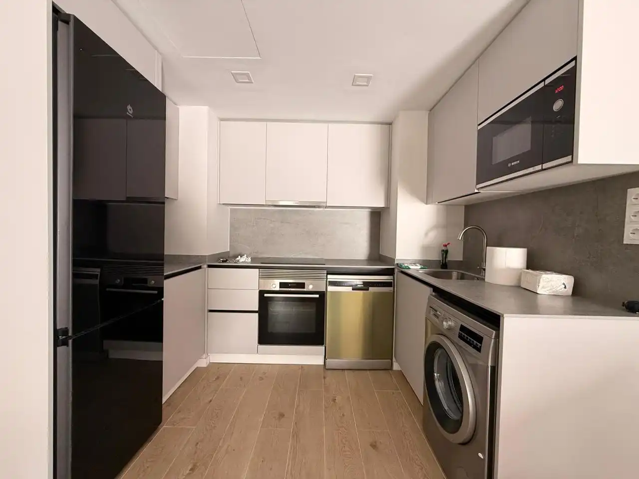 Cuina de Planta baixa de lloguer en Eivissa amb Aire condicionat, Terrassa i Moblat