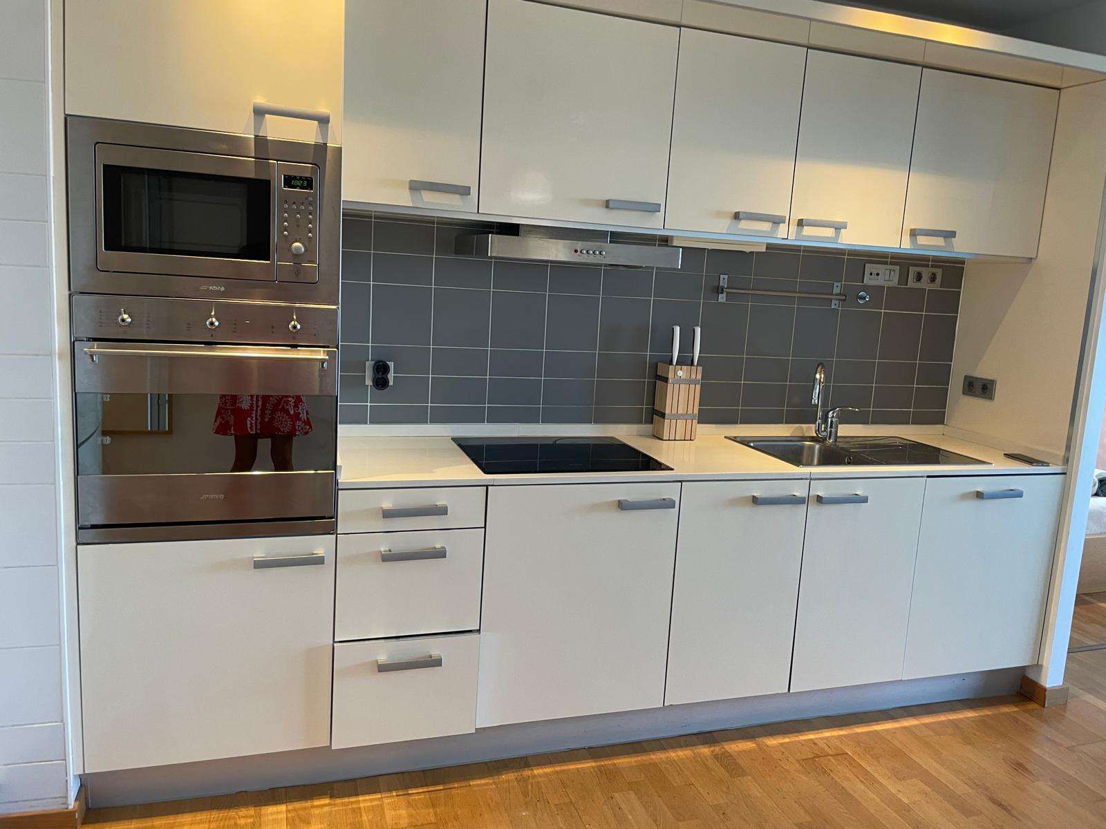 Kitchen of Study to share in L'Hospitalet de Llobregat  with Air Conditioner and Terrace