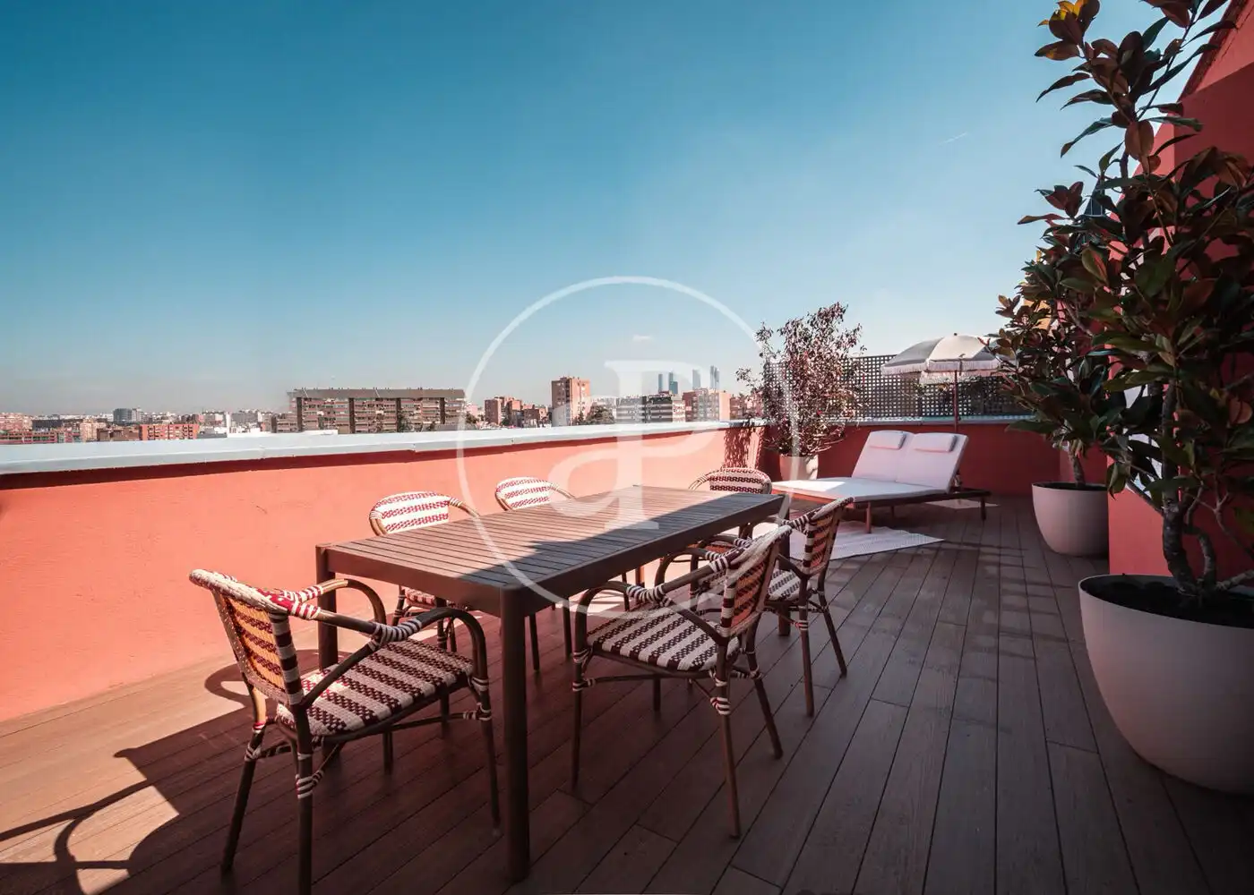 Terrace of Flat for rent in Madrid  with Air Conditioner, Heating and Terrace