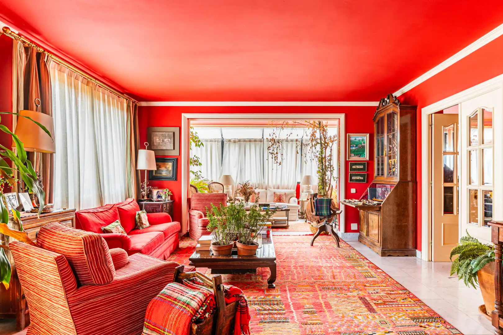 Living room of Detached homes for sale in Las Rozas de Madrid  with Air Conditioner, Heating and Private garden
