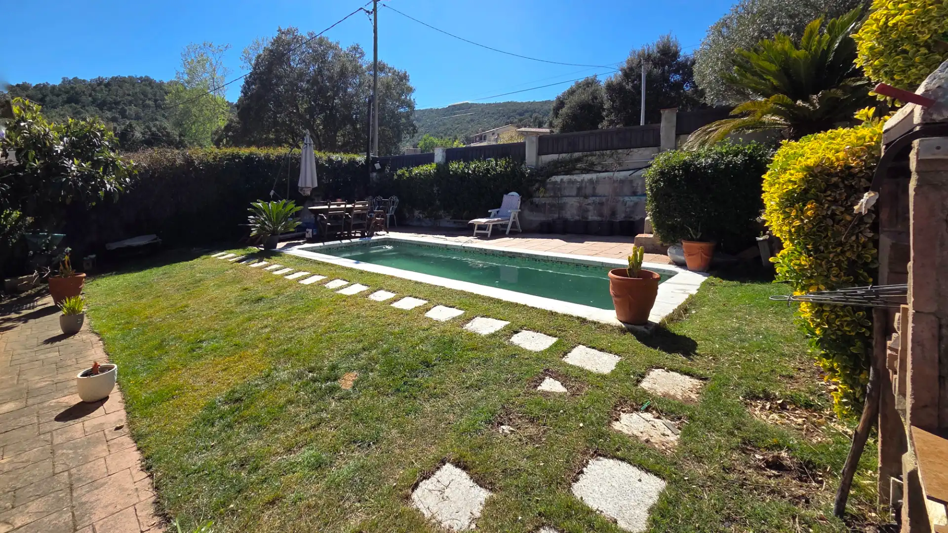 Piscina de Casa o xalet en venda en Llagostera amb Jardí privat i Piscina