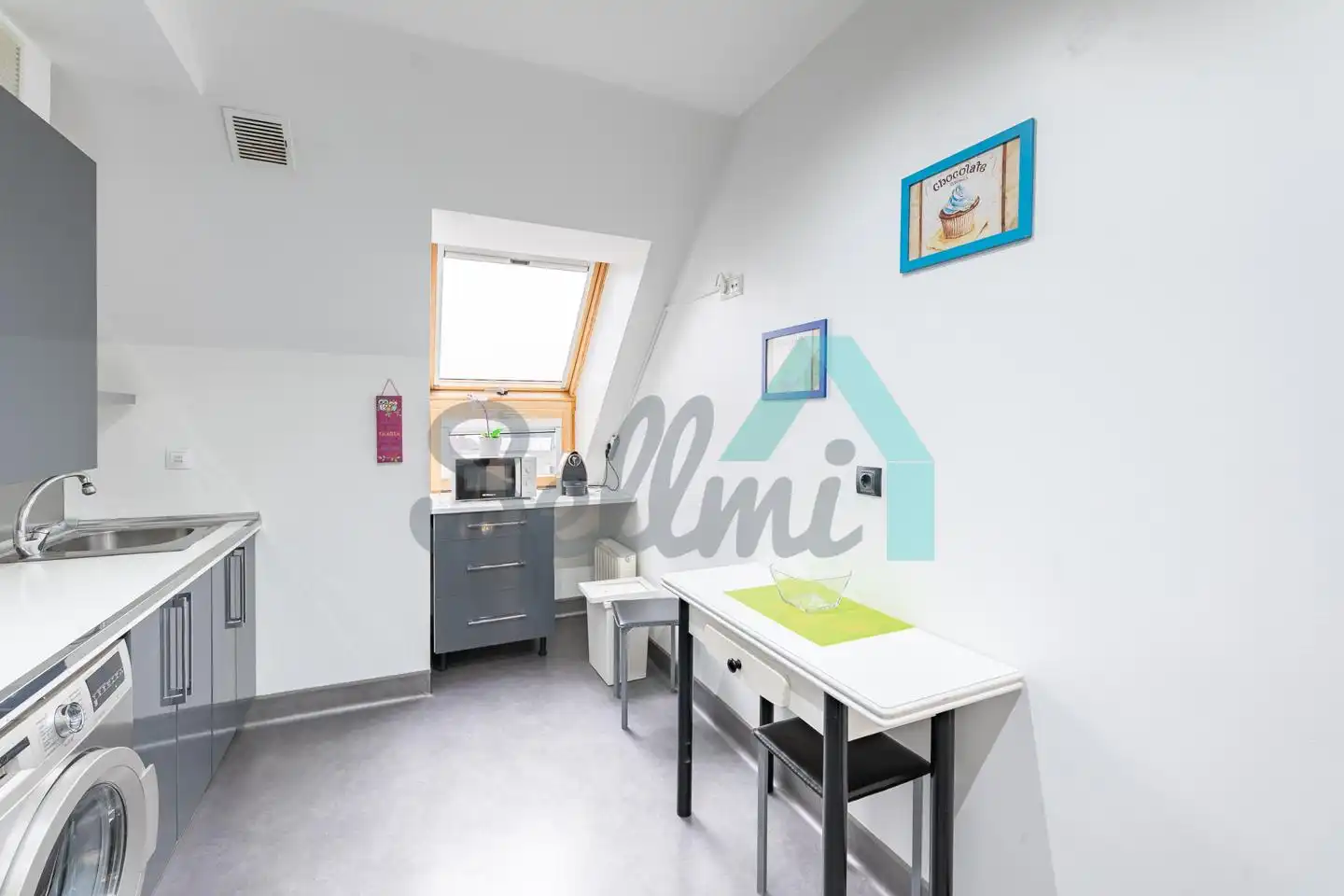 Kitchen of Flat for share in Oviedo   with Heating, Furnished and Internet