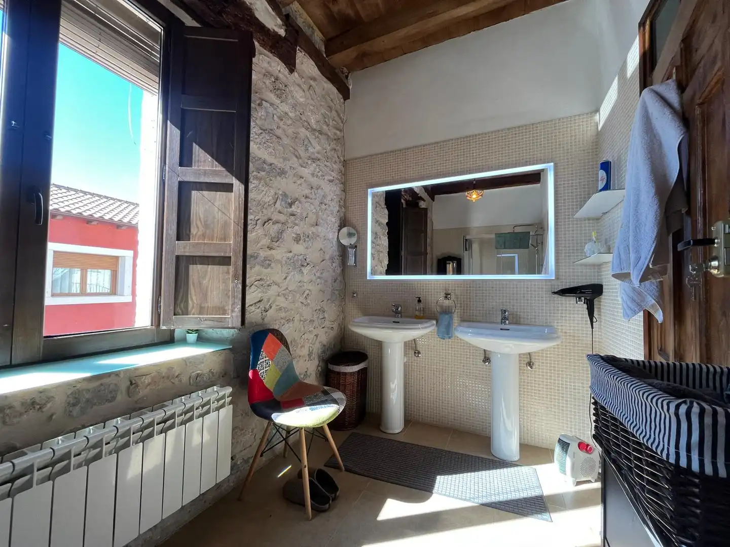 Baño de Casa o chalet en venta en La Parrilla  con Calefacción, Amueblado y Alarma