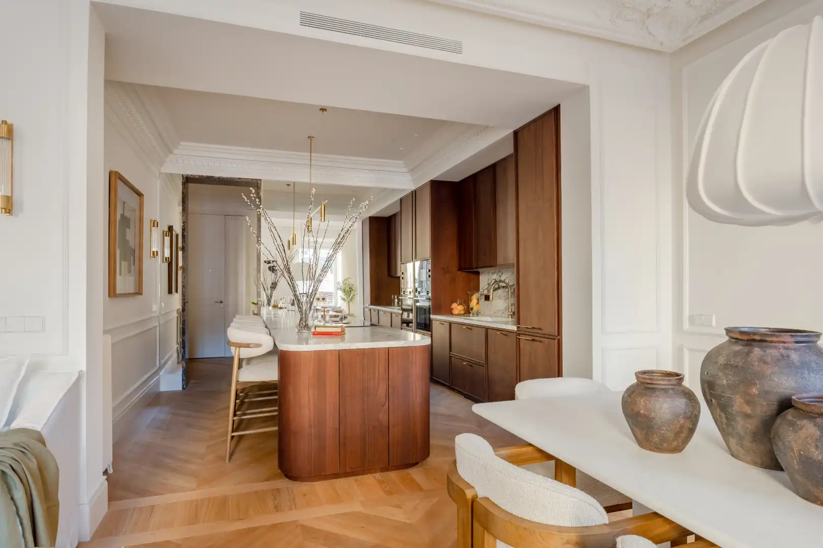 Kitchen of Flat for sale in Madrid  with Air Conditioner, Heating and Parquet flooring