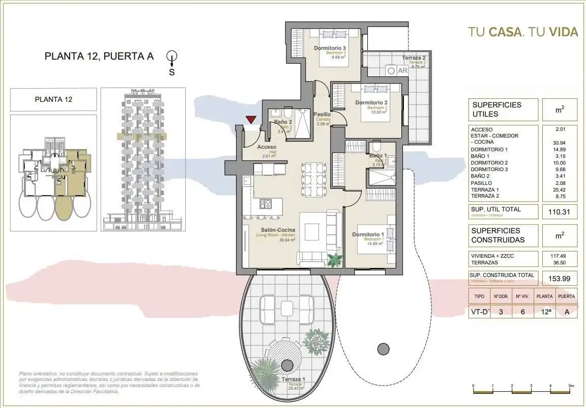 Apartamento con terraza en venta en Marisol Park - Ortembach - Los Almendros, imagen 35