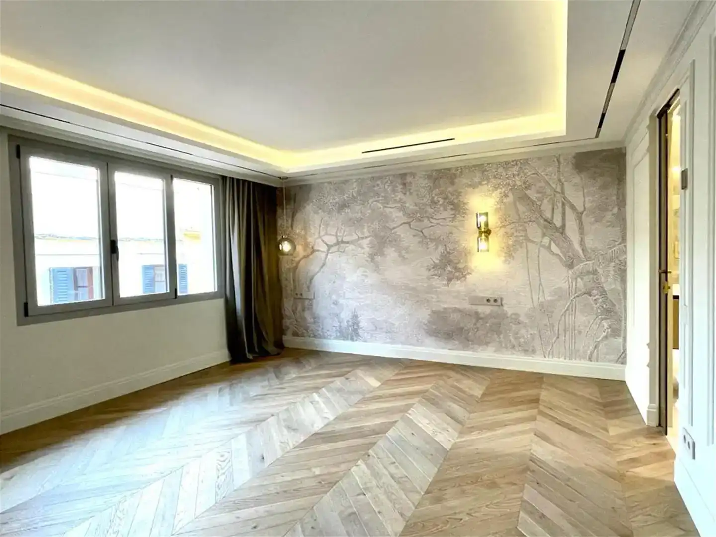 Sala de estar de Piso en venta en  Palma de Mallorca con Aire acondicionado, Calefacción y Parquet