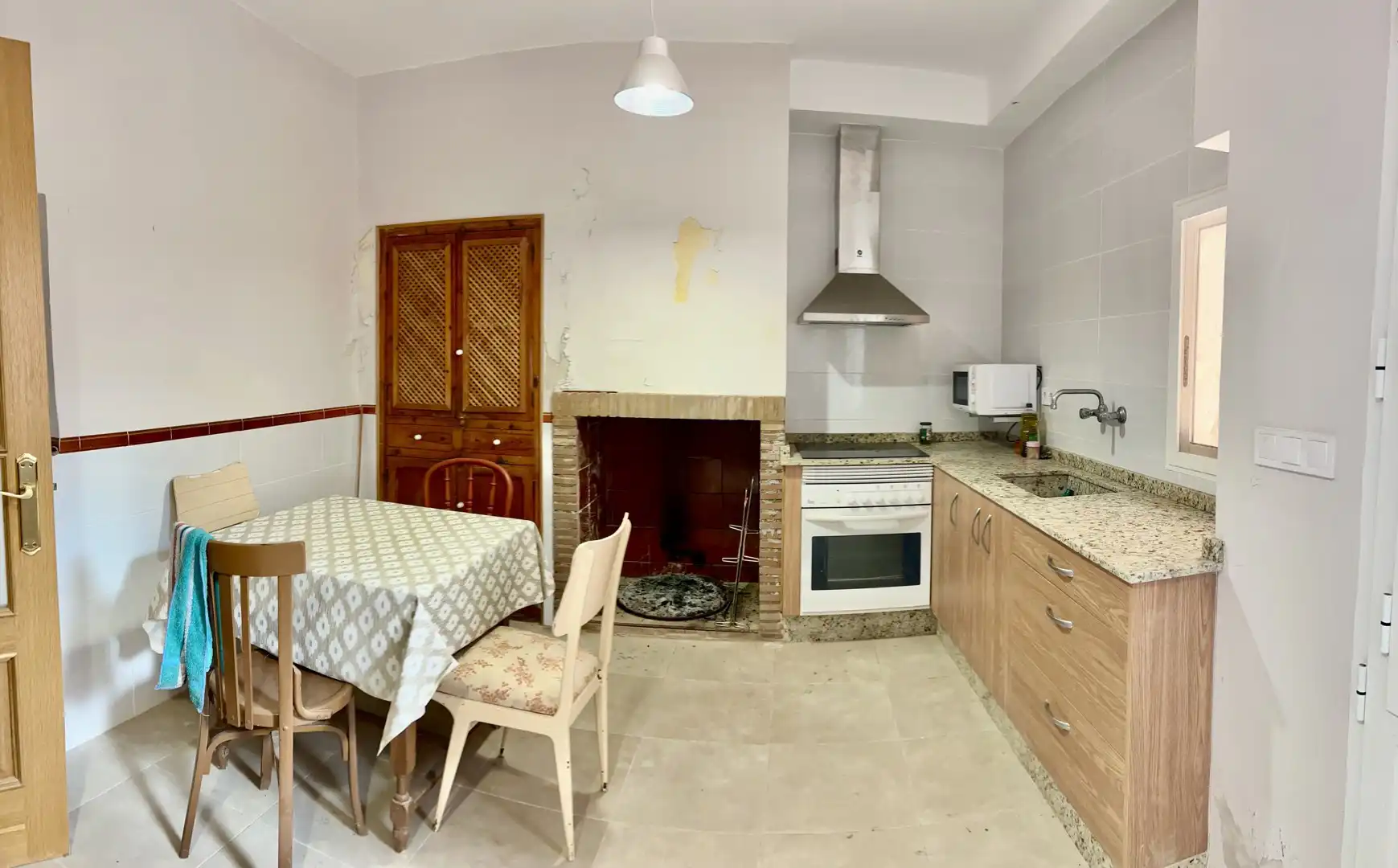 Cocina de Casa adosada en venta en Bugarra con Terraza, Trastero y Amueblado