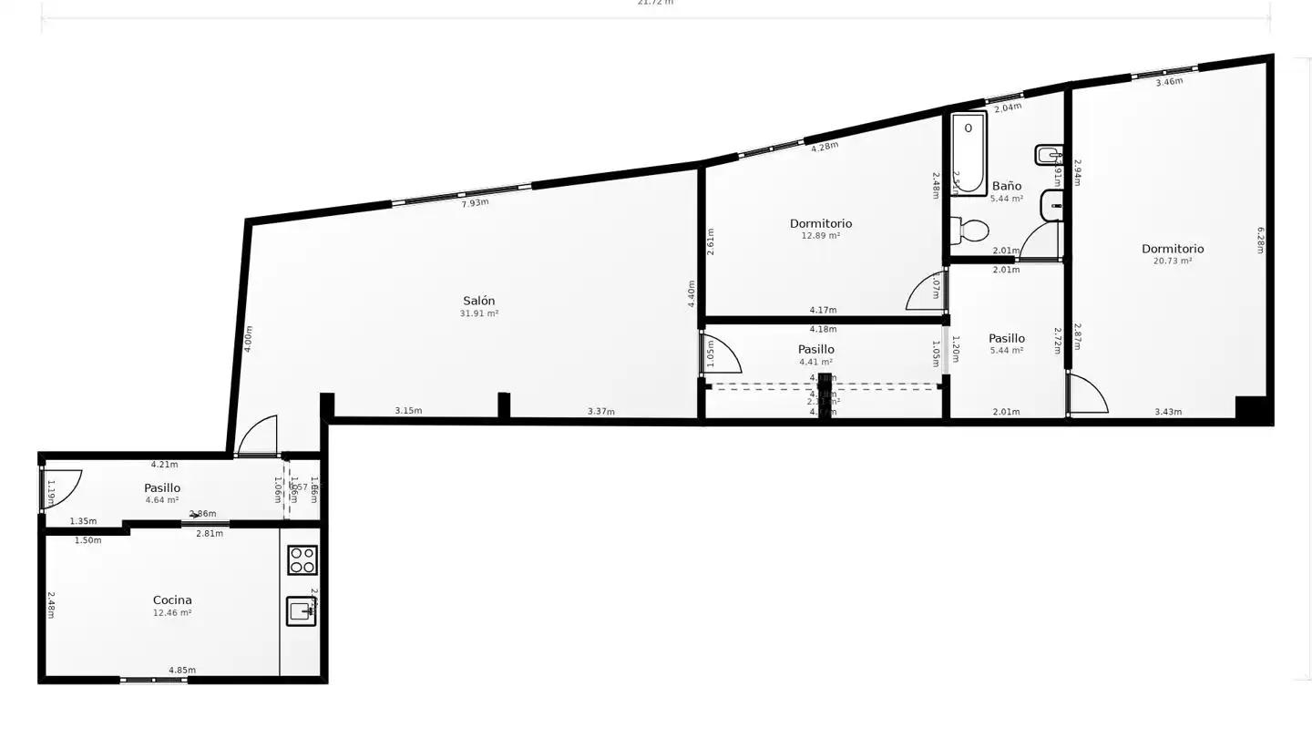 Piso de alquiler en Campoamor, 23, Salesas - Foncalada - Campoamor