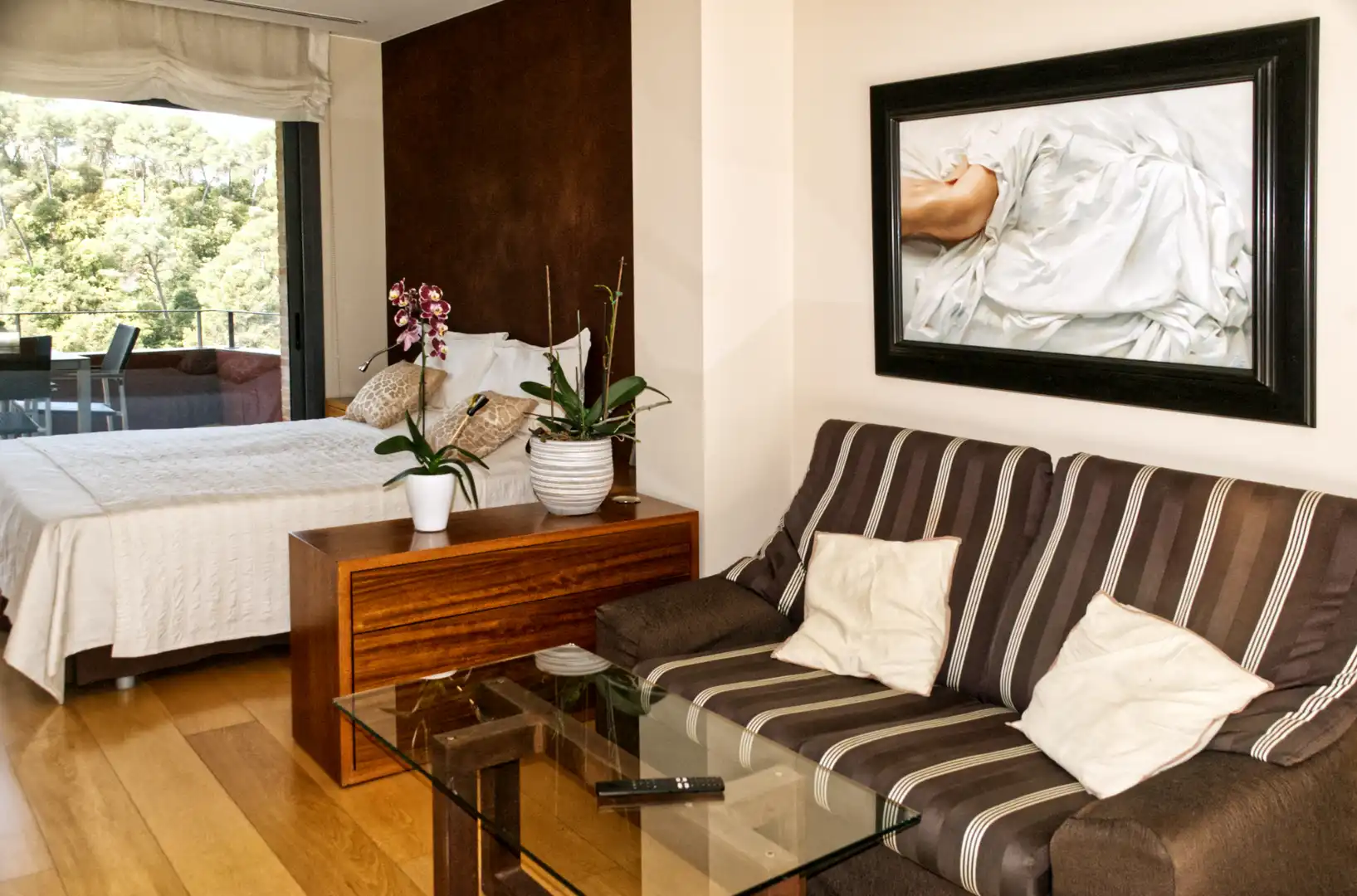 Wohnzimmer von Haus oder Chalet zum Verkauf in Sant Cugat del Vallès mit Klimaanlage, Heizung und Privatgarten