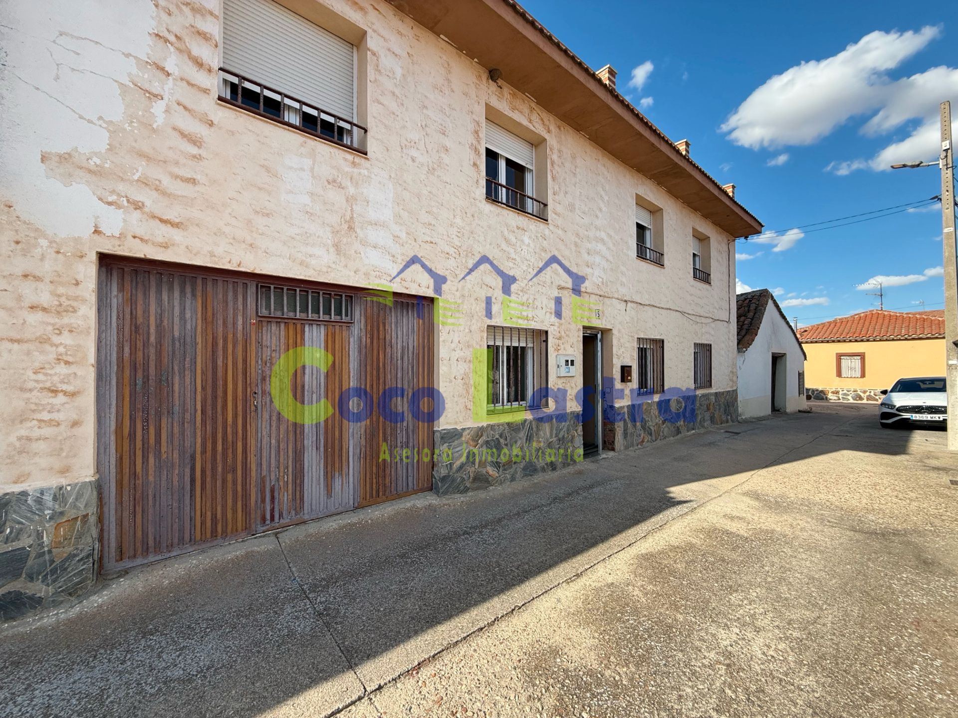 Exterior view of Single-family semi-detached for sale in Anaya de Alba  with Heating and Terrace