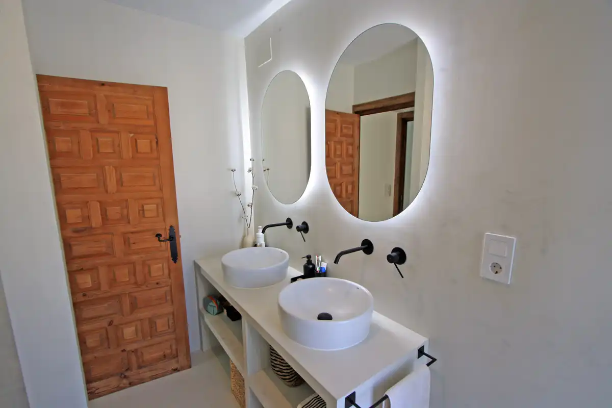 Baño de Casa adosada en venta en Dénia con Jardín privado y Alarma