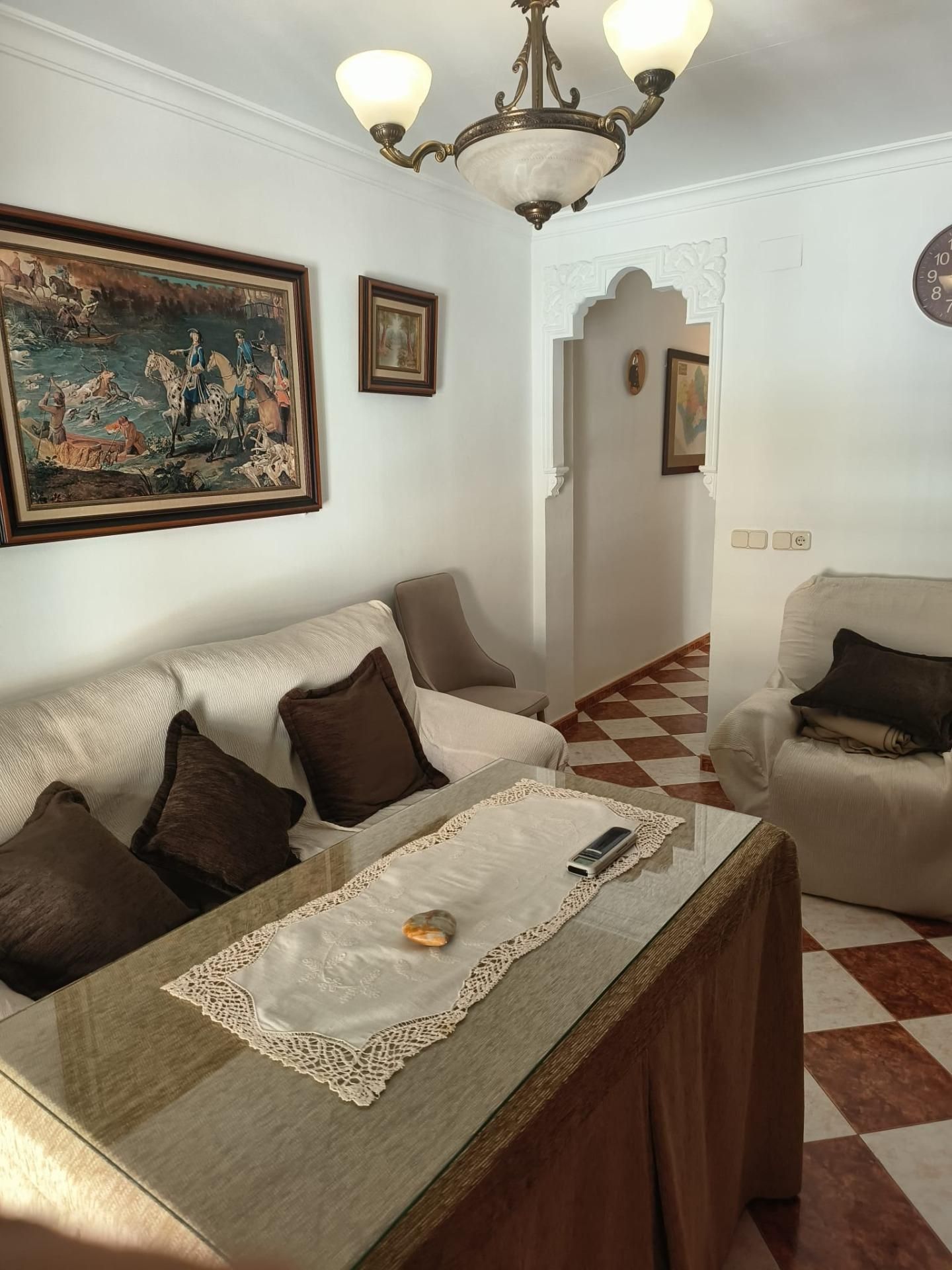 Sala de estar de Piso en venta en  Sevilla Capital con Aire acondicionado y Balcón