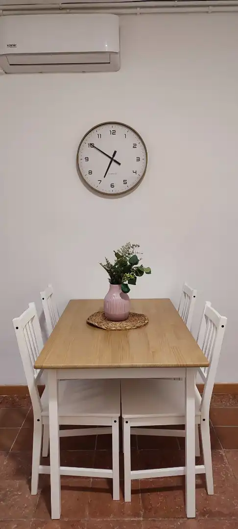 Dining room of Flat for rent in Terrassa  with Air Conditioner, Heating and Furnished