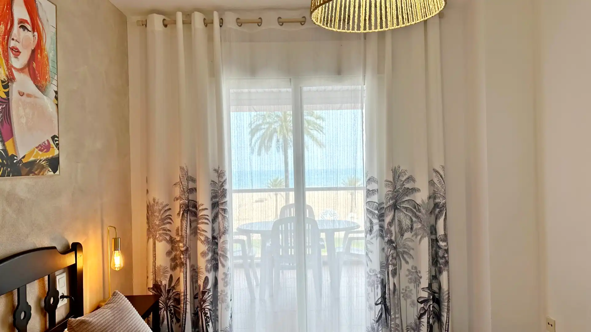 Dormitori de Apartament de lloguer en Gandia amb Aire condicionat, Calefacció i Parquet