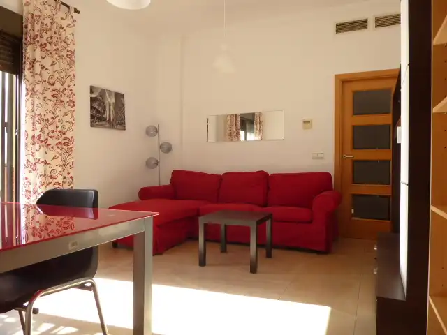 Sala d'estar de Apartament de lloguer en Málaga amb Aire condicionat, Traster i Moblat