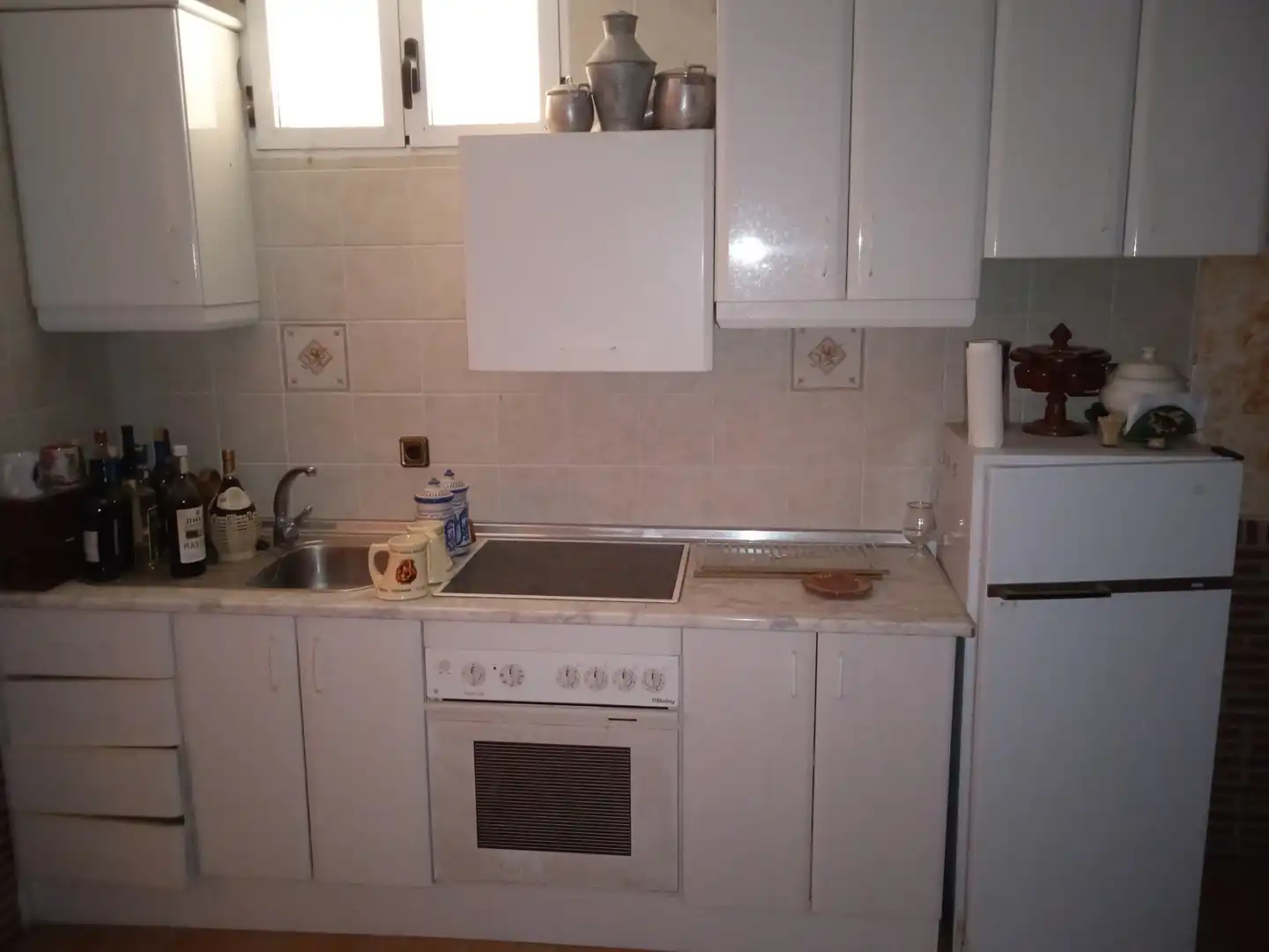 Cuina de Casa adosada en venda en Vinaceite amb Calefacció, Moblat i Forn