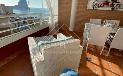 Terrassa de Apartament en venda en Calpe / Calp amb Aire condicionat, Terrassa i Moblat