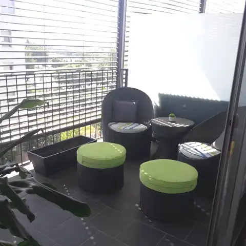Terraza de Piso de alquiler en Sant Feliu de Llobregat con Aire acondicionado, Calefacción y Parquet