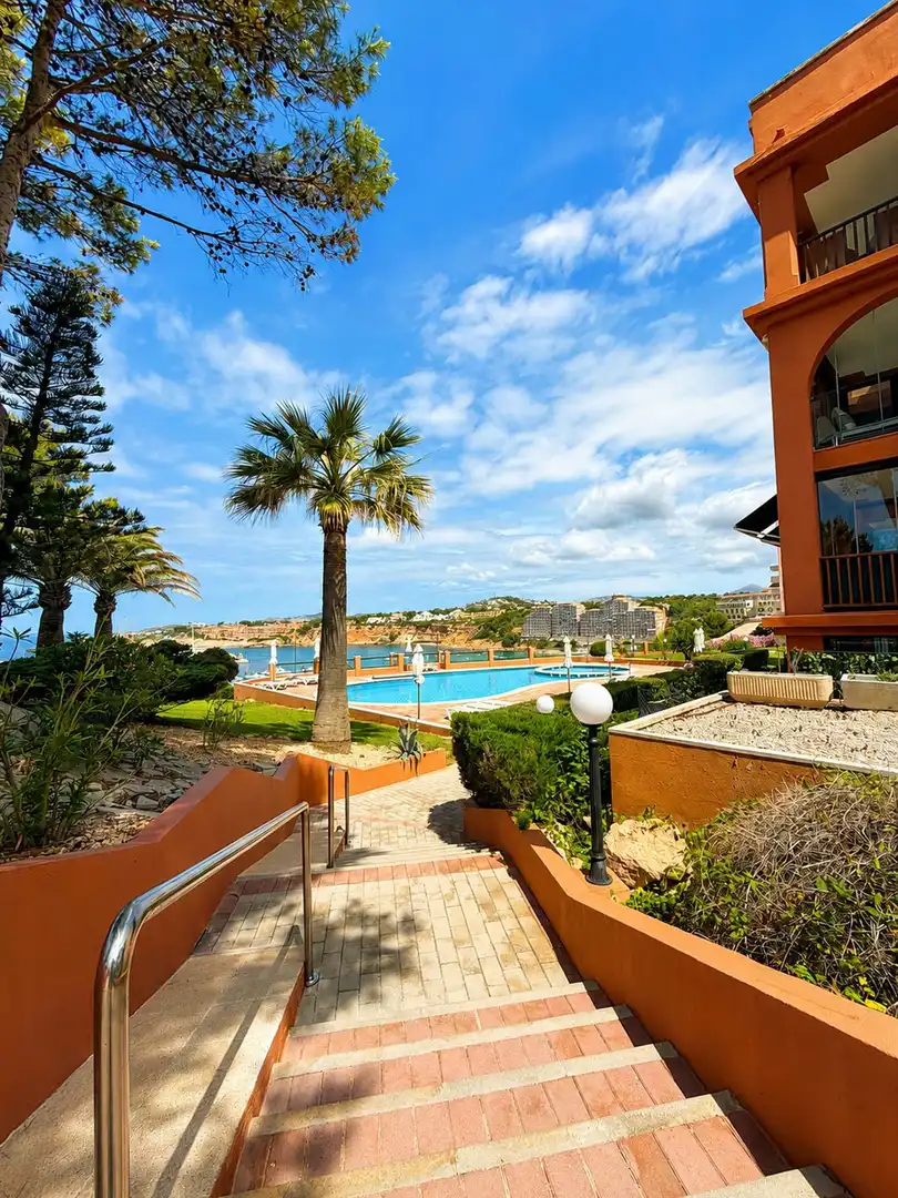 Swimming pool of Apartments for sale in Calvià  with Air Conditioner, Heating and Terrace